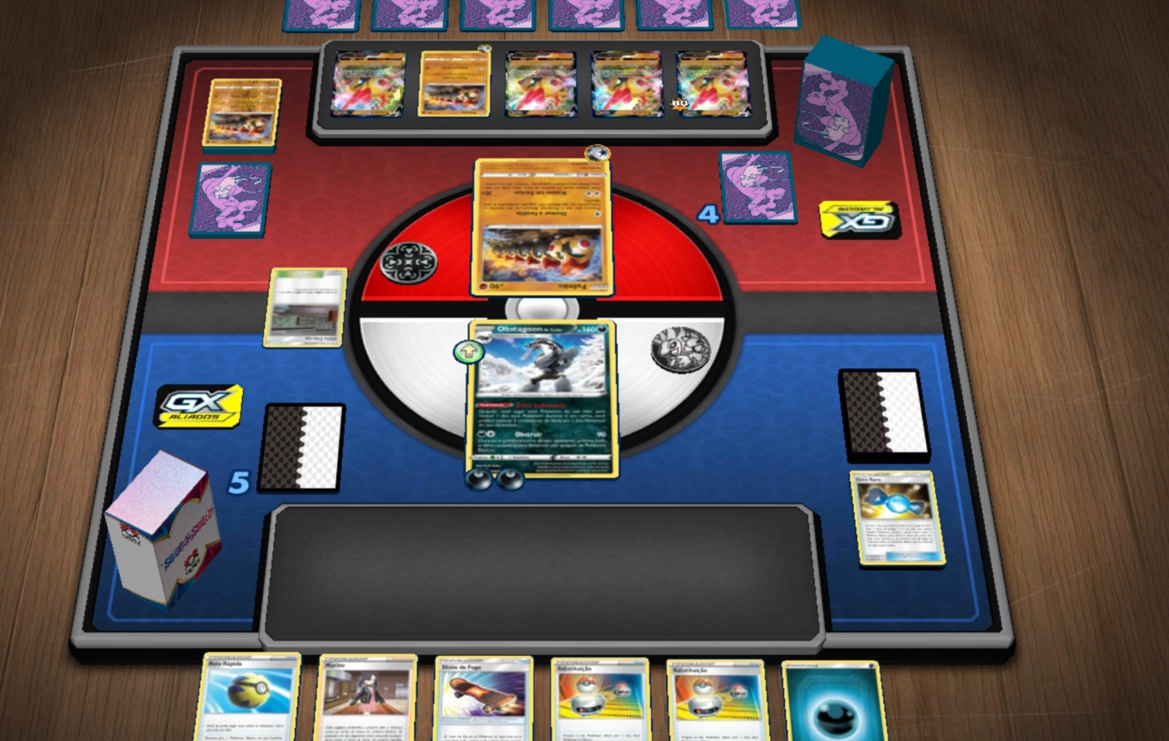 Pokémon TCG - Campo e Áreas do Jogo